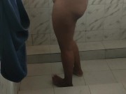 Indian Big Boobs Teacher Gets Quick Fuck in the Shower before Her Class!! 2/16