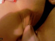 Let him fuck my wet pussy behind. Doggy style sex with beautiful babe 3/16