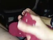 Padrona masturba lo schiavo con calzini rossi e poi li indossa (Onlyfans: Mistress Darkshine) 5/16