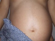  pregnant wife massage tits and pussy.. female orgasm 1/16