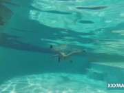 Hot Hungarian naked babe Candy being horny in the pool 11/16