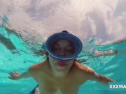 Hot Hungarian naked babe Candy being horny in the pool 7/16