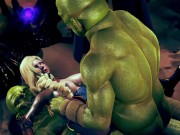 Female knight lose to monster ork - episode.19 11/16