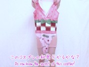 【demon slayer】hentai nezuko style leotard with holes and no bra and no panties💝 2/16