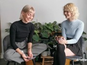 Horny Blondes Have Fun With the Magic Wand 8/16