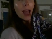 Selling our home at Disney, amazing cake & junk food day, poolside & hot tub action, dildo fucking orgasms & more - Lelu Love 15/16