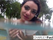 Charley Chase shows of her amazing tits 8/16