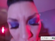 Slimey spit fetish with Jezebelle Bond 15/16