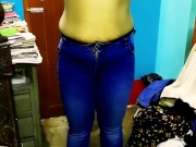 Beautiful Women Masturbates in the Bedroom during a Holiday