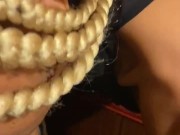 Sloppy wet head from light skin freak 15/16