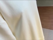 女子〇生がパーカーワンピでノーパンノーブラ買い物デート♡ムラムラが止まらず即挿入♡素人カップル♡野外露出/10代/膣内射精/ハメ撮り/素人/巨乳/スタイル抜群 without underwear... 11/16