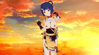 GENSHIN IMPACT Hot and horny XIANGLING become so wet (3D HENTAI ...