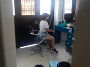 my stepcousin spies on me & fucks me at the hairdresser 2/16