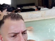 Ladymuffin e Tommy A Canaglia in vasca con Diana Zilli  14/16