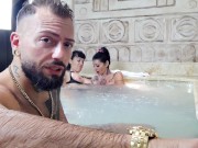 Ladymuffin e Tommy A Canaglia in vasca con Diana Zilli  4/16