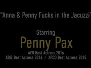 Pussy Pleasing Pool Play! Red Penny Pax Licks Anna Deville! 1/16