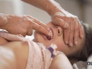 OLD4K. Caring old man joins petite GF and they have so desired oral sex 14/16