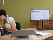 LOAN4K. Broke masseuse goes to a bank and ends up having intense sex 7/16