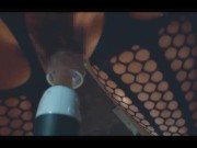 X字枷で拘束され大量潮吹きの美人妻に酒瓶を挿入してみたら。。。 9/16