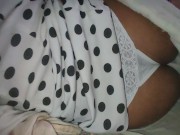 Gorgeous black haired Colombian eats cock with her fat ass romantically 4/16