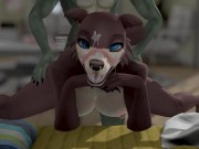 JUNO FROM BEASTARS GIVES LEGOSI A HELPING HAND - SECOND LIFE YIFF [WITH SOUND] 12/16
