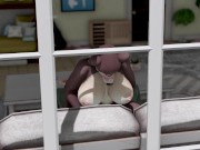 JUNO FROM BEASTARS GIVES LEGOSI A HELPING HAND - SECOND LIFE YIFF [WITH SOUND] 14/16