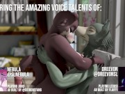 JUNO FROM BEASTARS GIVES LEGOSI A HELPING HAND - SECOND LIFE YIFF [WITH SOUND] 16/16