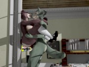 JUNO FROM BEASTARS GIVES LEGOSI A HELPING HAND - SECOND LIFE YIFF [WITH SOUND] 4/16