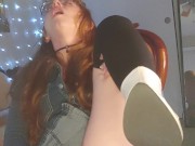 Squirting redhead makes a creamy mess 11/16