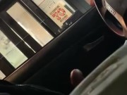 LUCKY DRIVE GIRL GETS DICK FLASH 6/16