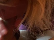 Spanish Milf, Horny Housewife Blowjob in the sofa of house, by TramuntanaCouple 15/16