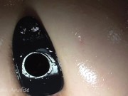 Oily Anal Training : Extreme Gapes 9/16