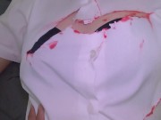 2021 Halloween AsianThai Zombie girl Fucking Creampie  แตกในผีนักศึกษาไทย 6/16