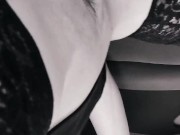 I jerked off my pussy right in the parking lot in the car - (from the first person) 10/16