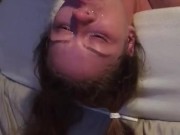 Dirty slut sloppy dildo deepthroat  5/16