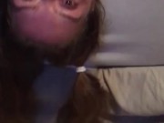 Dirty slut sloppy dildo deepthroat  8/16