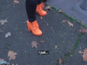 Public Agent British Tattoo Babe Meets old friend before Kitchen Fuck 2/16