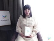 Japanese amateur Ryo with her sexy white bra and panties comes to our hotel room for job interview 2/16