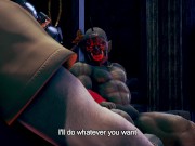 female knight lose to monster ork - episode.20 11/16