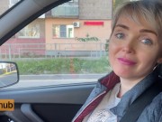 Милфа нимфоманка напросилась на молодой член таксиста, жаркий секс на заброшке на адреналине 2/16