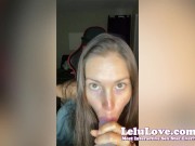Stripping dance fun shaking my ass panty stuffing cameltoe wedgie dildo BJ smelling & sniffing fetish & lots more - Lelu Love 2/16