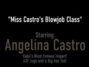 Thick Professor Angelina Castro Instructs Slim Student Tara Lynn Holmes! 1/16