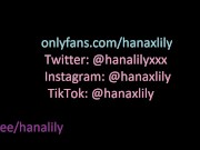 Cute girl bouncing her big ass and perfect pussy - Hana lily 12/16