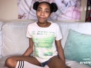 Sweet, Petite Gal is doing a Self-Bondage and Masturbating 14/16