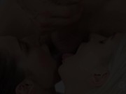 Girlsrimming - Hot FFM Threesome rimjob With sexy Teens Nicole and Mina 15/16