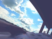 Submissive friend sucks me dry in Lowe's & Home Depot - Facial! 15/16