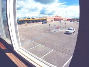 Submissive friend sucks me dry in Lowe's & Home Depot - Facial! 6/16