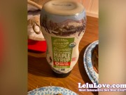 Closeup of my between packing/moving creampie plus candid thoughts & female domination cuckold JOI & more - Lelu Love 8/16