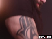 PURGATORYX Naughty wife Samantha Creams fucks the masseuse in front of her husband 16/16