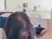 Fat ass teen queefs during doggystyle - POV 2/16